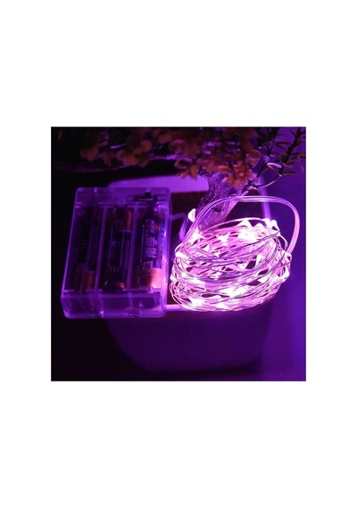 Gd957 Şerit Pilli Aydınlatma 3 Metre 30 Adet Beyaz Peri Led - Led Işık