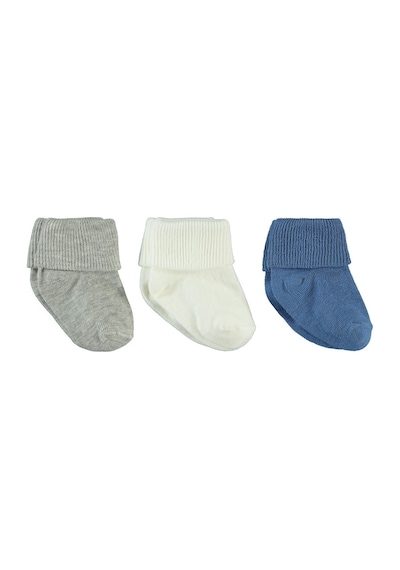 Civilim Civil Baby Erkek Bebek 3'Lü Çorap Set 0-6 Ay Indigo Lacivert