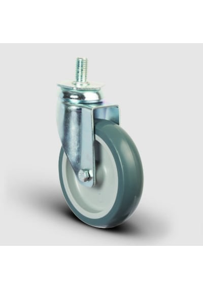ER05MKT125 Oynak Civatalı Termoplastik Kauçuk  Tekerlek