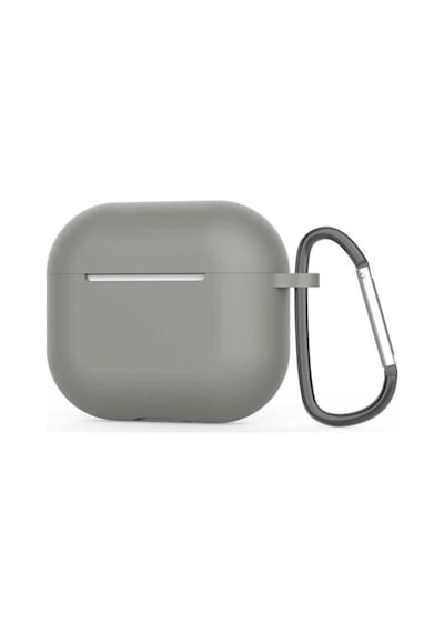 Apple AirPods Uyumlu 3. Nesil Zore Airbag 28 Silikon Kılıf Gri