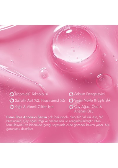 Organixlab Clean Pore Purifying Gözenek Arındırıcı Serum 50 ML