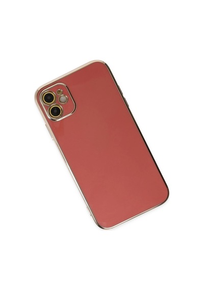 Apple İphone 12 Kılıf Volet Silikon - Kırmızı