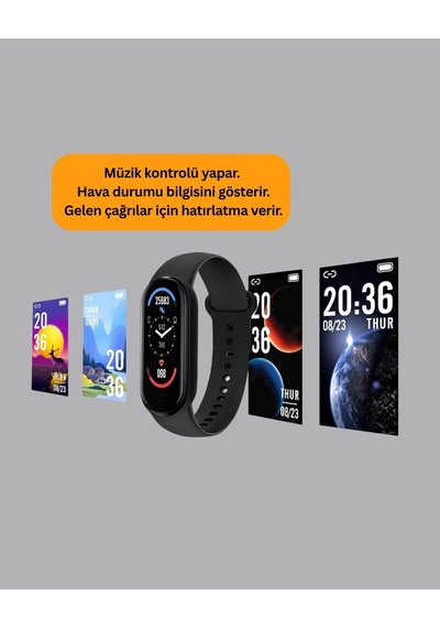 Bluetooth 5.0 Akıllı Bileklik Kalp Uyku Ve Aktivite Takibi
