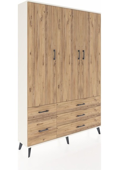 Arges Dolap 5 Raflı 5 Çekmeceli Tek Askılı 132x30x195 Aytaşı-çam/çam Atlas Çam/atlas Çam Arges Dolap 5 Raflı 5 Çekmeceli Tek Askılı 132x30x195 Aytaşı-çam/çam Atlas Çam/atlas Çam