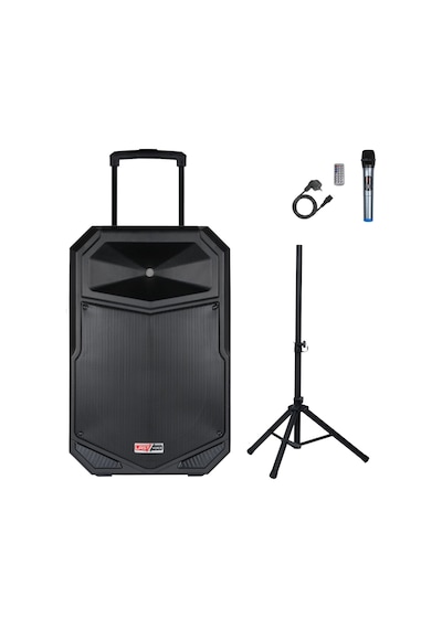 Lastvoice Ls-p2915 Portatif Taşınabilir Mikrofonlu Şarjlı Ses Sistemi Hoparlör 15 İnç 850 Watt