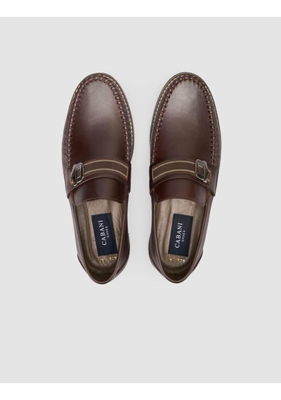 Cabani Miramar %100 Hakiki Deri Kahverengi Erkek Loafer