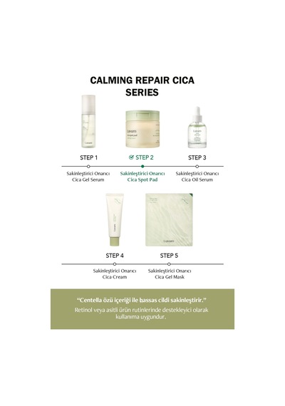 Luvum Nemlendirici ve Yatıştırıcı Cica Yağı İçeren Yüz Serumu LUVUM Cica Oil Serum