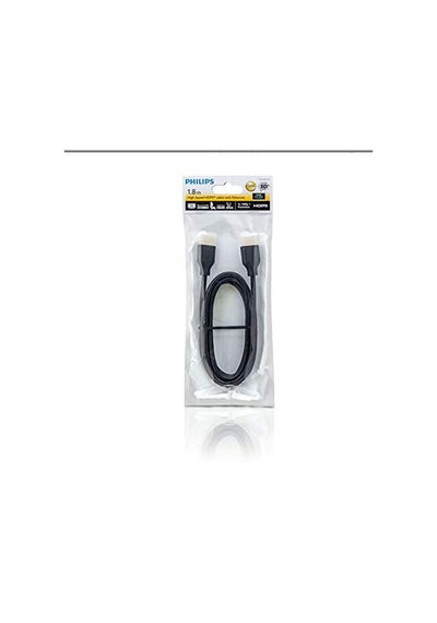 Philips Swv5401h/10 4k Destekli Ethernet Hdmı Kablo, Siyah