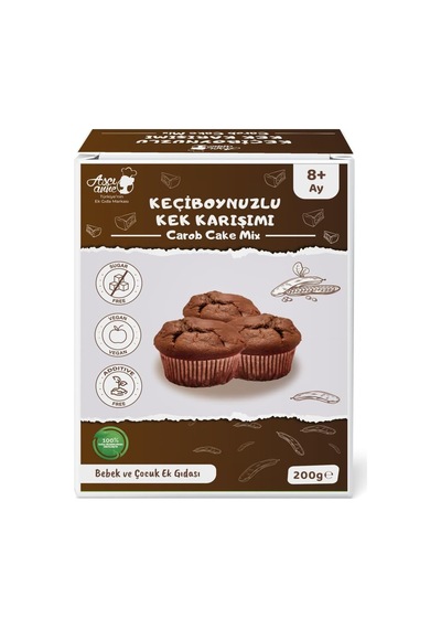 Aşçı Anne Keçiboynuzlu Kek Karışımı - Tam Tahıllı - 8+ Ay Diğer