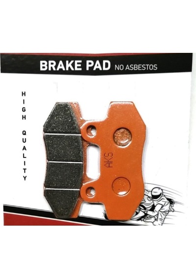 Disk Balata Ön Cub/Scooter Çengelsiz (Turuncu) Mtrx
