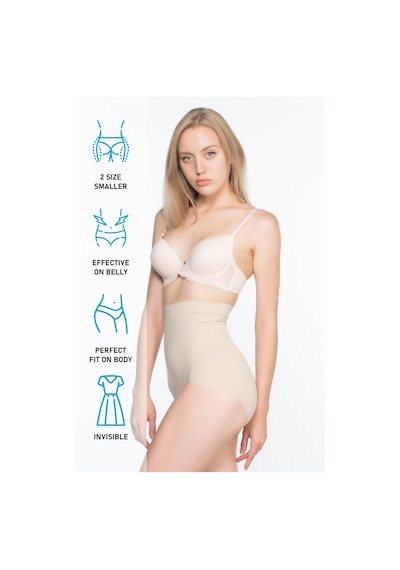 Ten Mı Emay 7024 Yüksek Bel Slip Korse Ten