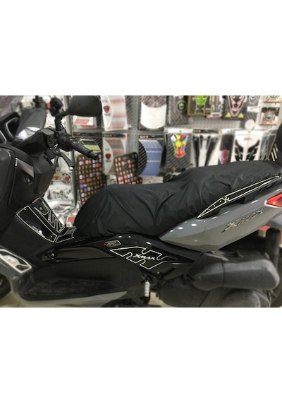 Yamaha Xmax 2014-2017 Full Body Kit Sticker Pad Siyah Beyaz