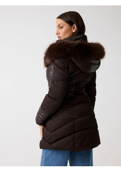 Guess New Oxana Kadın Kahverengi Mont W4bl61wglz0-g1eb Kahverengi