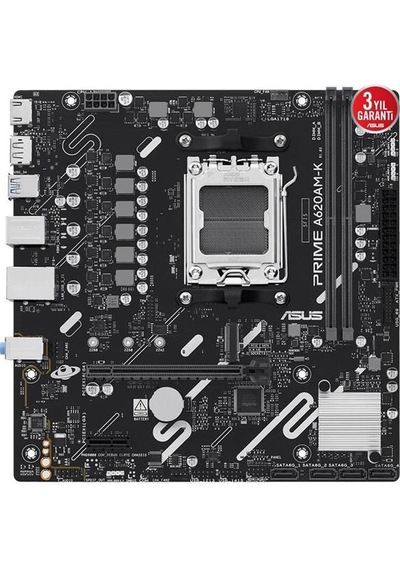 Asus Prıme A620am-k Ddr5 Hdmı-dp Pcıe 4.0 Am5 Matx