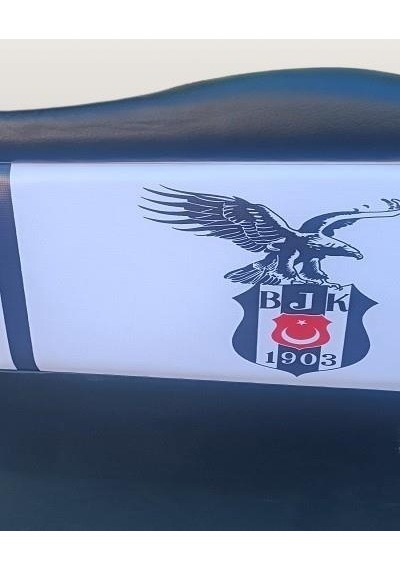 Bengi Ticaret Dk Taraftar Beşiktaş Suni Deri Kumaş Tek Kişilik Başlık Siyah 90