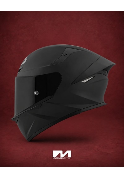 Kyt Tt-revo Kask Plaın Matt Black Siyah