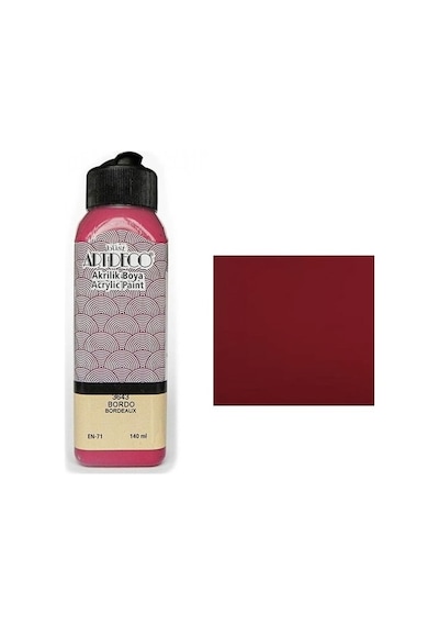 Artdeco Akrilik Boya 140 Ml Bordo