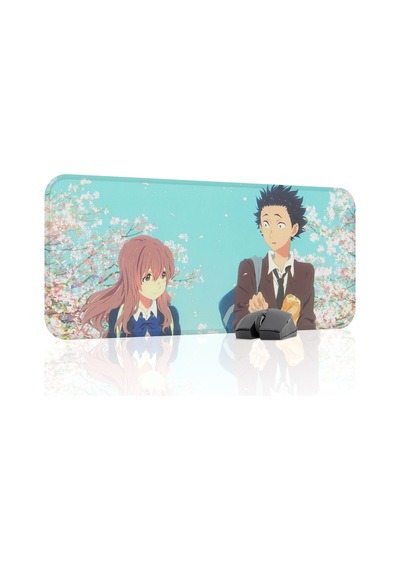 Koe No Katachi Kaymaz Dikişli Kauçuk Oyuncu Mousepad V5 - 70x30 Xl Gaming Mouse Pad Fare Altlığı