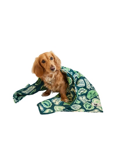 Dock And Bay Köpek Havlusu Design M Dog And Bay Club Yeşil