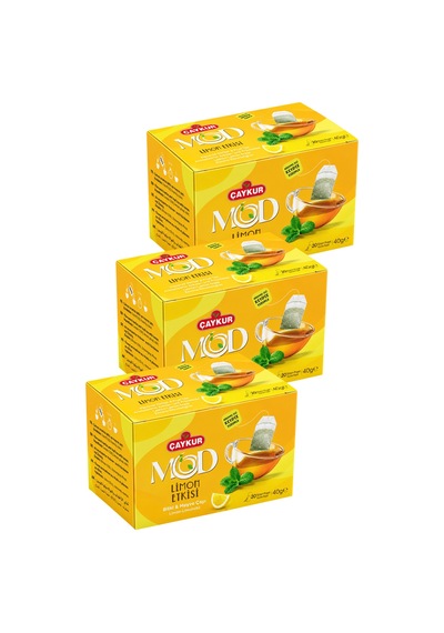 Mod Limon Etkisi Bardak Poşet Çay 2x20 40gr. Üçlü Paket