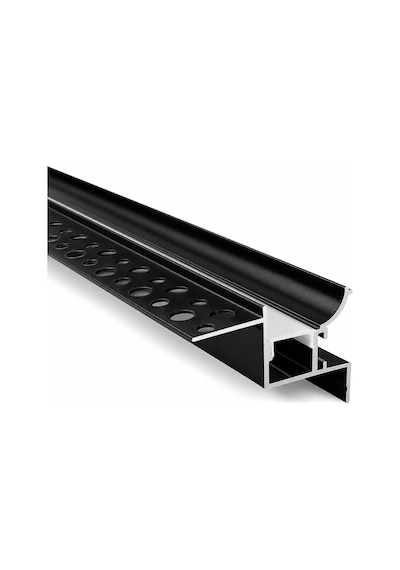Dl158f Esnek Sıva Altı Trimless Led Profil 1 Metre 15x12 Mm Alüminyum Delikli Kanatlı Alçıpan Gömme Led Kanal 55542943