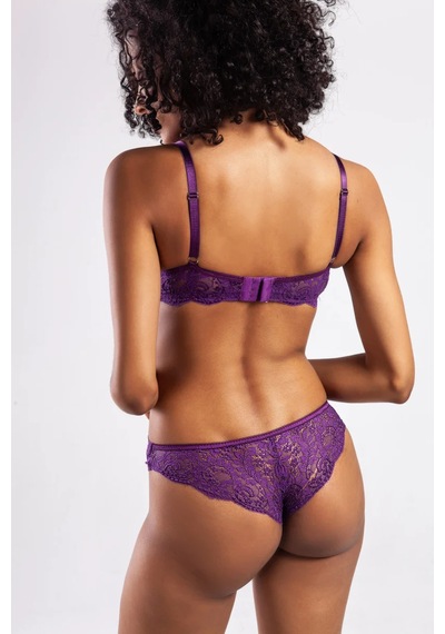Melonika Golshan G.colors Balconette Foam Push Up Bra, Mor Konforlu Ve Şık Sütyen Çok Renkli