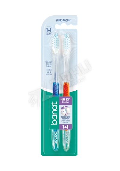Banat Diş Fırçası 1+1 Sensitive Yumuşak