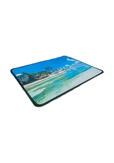 Mouse Pad Kaymaz Taban Pürüzsüz Üst Yüzey 25cmx32cm Küçük Boy Deniz Manzaralı Mouse Matı 1 Adet