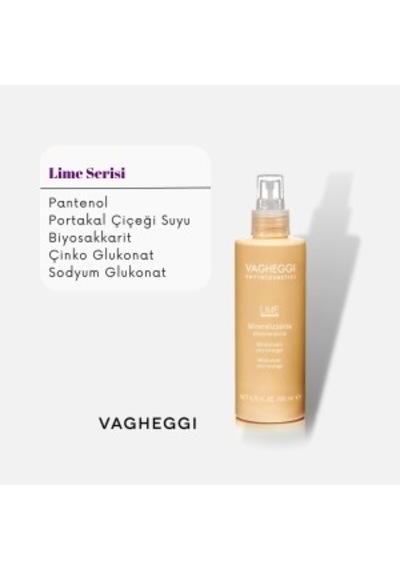 Vagheggi Lime Zinc + Orange Mineraliser 200 Ml