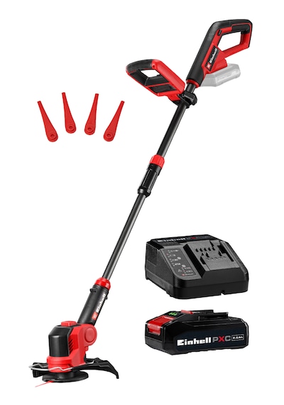 Einhell GE-CT 18/25 Li, Akülü Kenar Kesme Seti (2,5 Ah Akü ve Şarj Cihazı Dahildir)