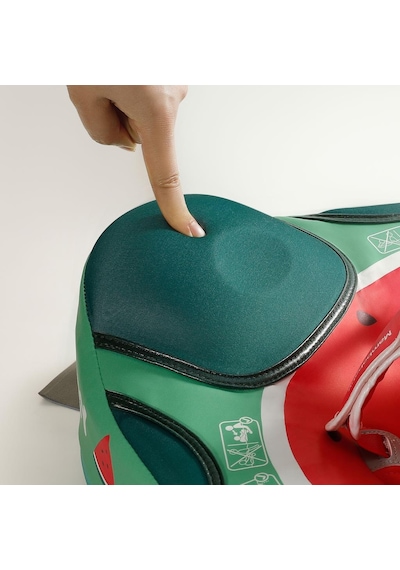 Mambobaby Yüzme Simidi - Watermelon, Emniyetli, Gölgelikli Ve Ayak Destekli
