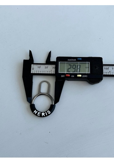 Herıs İbareli Halka Fermuar Çekme Yedeği - Metal Tutacak 100 Adet