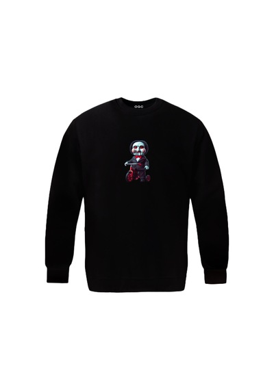 Jigsaw Unisex Sweatshirt Siyah