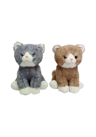 Pb31545-23 Peluş Oturan Kedi 23 Cm Çok Renkli