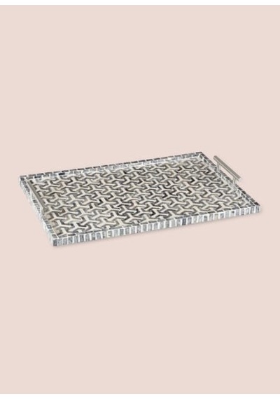 The Mia Tlc0098 Sedef Tepsi 55x35x2 Cm