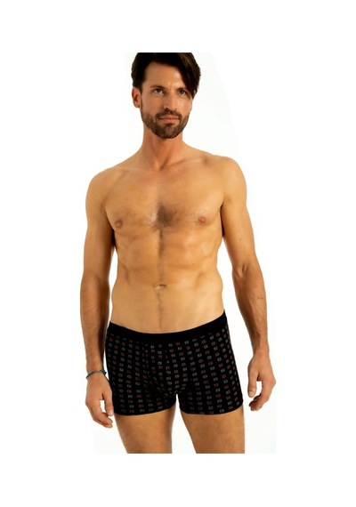 Q-En 3'Lü Erkek Cotton Boxer Desenli 516