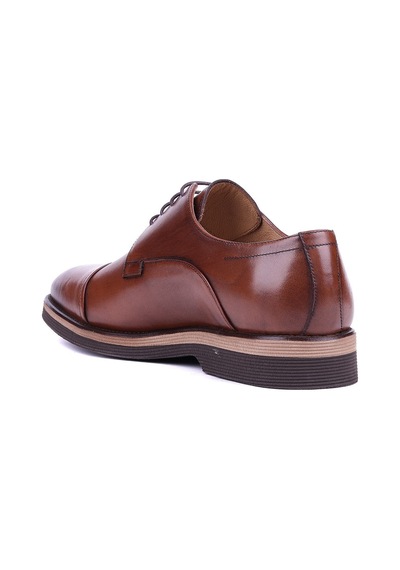 Fosco - Hakiki Deri Taba Rengi Erkek Klasik Ayakkabı - 3103-1496 Taba