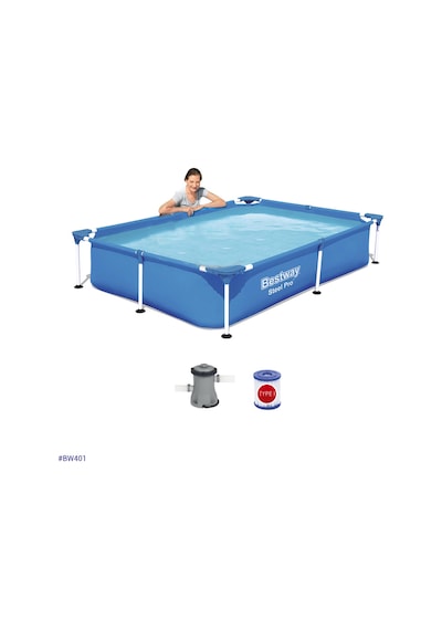 Bestway Prefabrik Havuz Seti 221x150x43cm Devirdaimmotoru Bw401