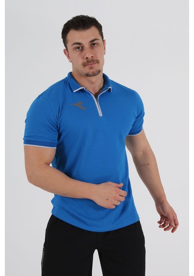 Diadora Satürn Kamp T-shirt Sax Saks Mavi