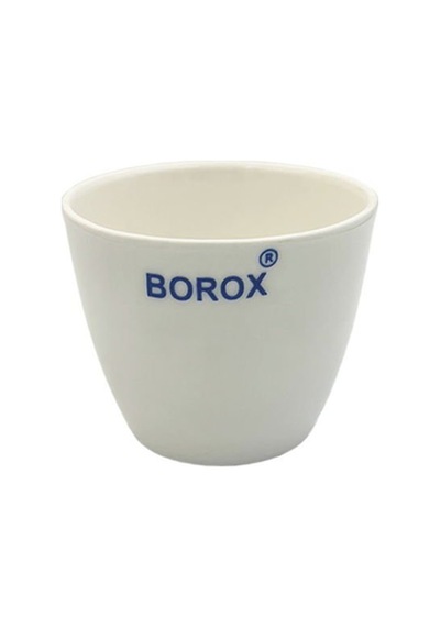 Borox Medium Form Crucible Porselen Kroze Orta Form 15 ML