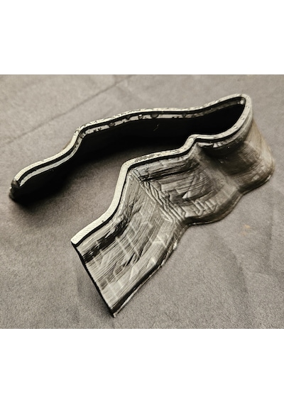 Balık Ve Karides Akvaryum Mağarası Petg Malzeme Siyah 14cm Balık