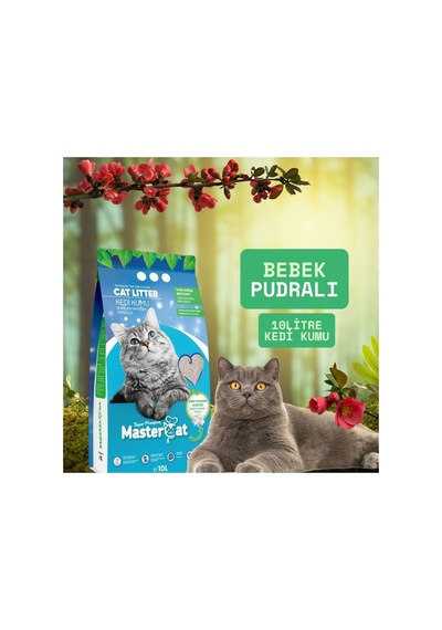 Baby Powder Cat Litter 10l Bentonite Natural
