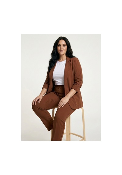 Hanezza Yeni Sarap Rengi Kadın Blazer Ceket Büyük Beden Takım Elbise Uyumlu Tarçın - 5553107 Tarçın Hanezza Yeni Sarap Rengi Kadın Blazer Ceket Büyük Beden Takım Elbise Uyumlu Tarçın - 5553107 Tarçın