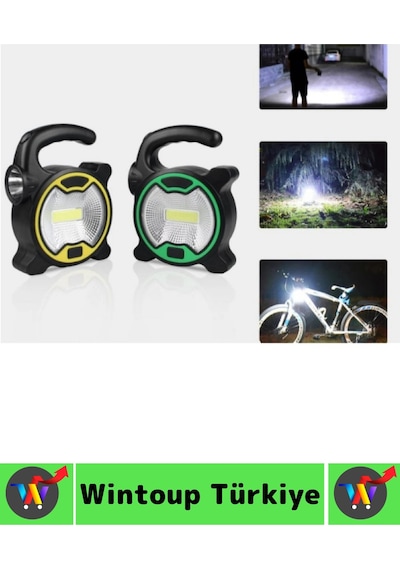 Kamp Premium Piknik Outdoor Dağcılık Elektrik Kesintisi Acil Durum Yüksek Parlaklıklı Cob Led Panel Çok Renkli