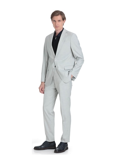 Hatemoğlu Gri Comfort Fit Mono Yaka Klasik Takım Elbise 34908 Gri Hatemoğlu Gri Comfort Fit Mono Yaka Klasik Takım Elbise 34908 Gri
