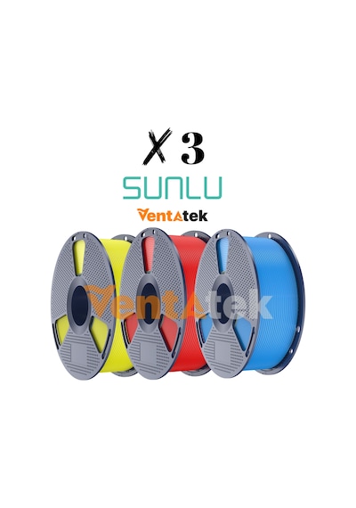 Sunlu Pla Filament 1.75mm 3 Kg Kampanyalı Paket 3 Kg