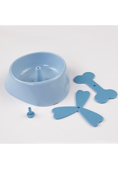 Bobo BO-3166 Plastik Yavaş Yeme Köpek Mama ve Oyun Kabı 350 ML