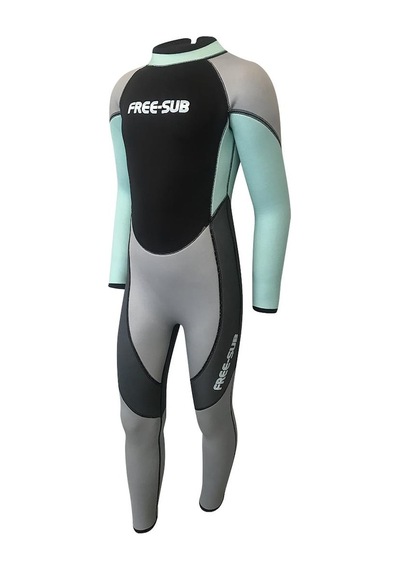 Free-Sub 3Mm Çocuk Sörf Scuba Tüplü Dalış Elbisesi Wetsuit Turkua (526082084) Çok Renkli