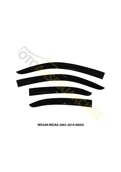 Nissan Micra 2003 - 2010 Arası Mugen Cam Rüzgarlığı 4 Lü Takım N11.6419