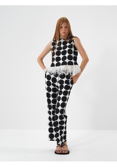 Xint Siyah Formunu Koruyan Oversize Bluz 751144